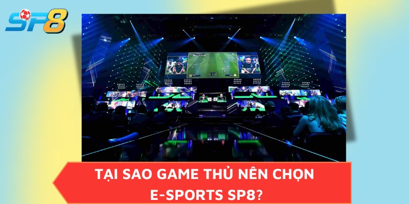 Tại sao game thủ nên chọn E-sports SP8?